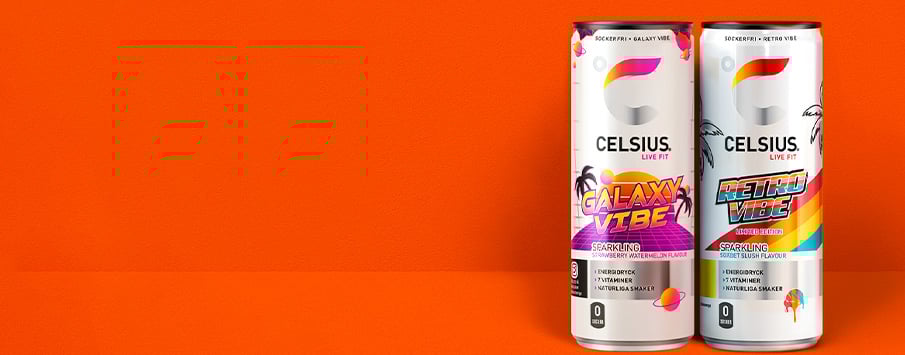 Celsius, Två nya smaker: Retro Vibe Limited Edition & Galaxy Vibe